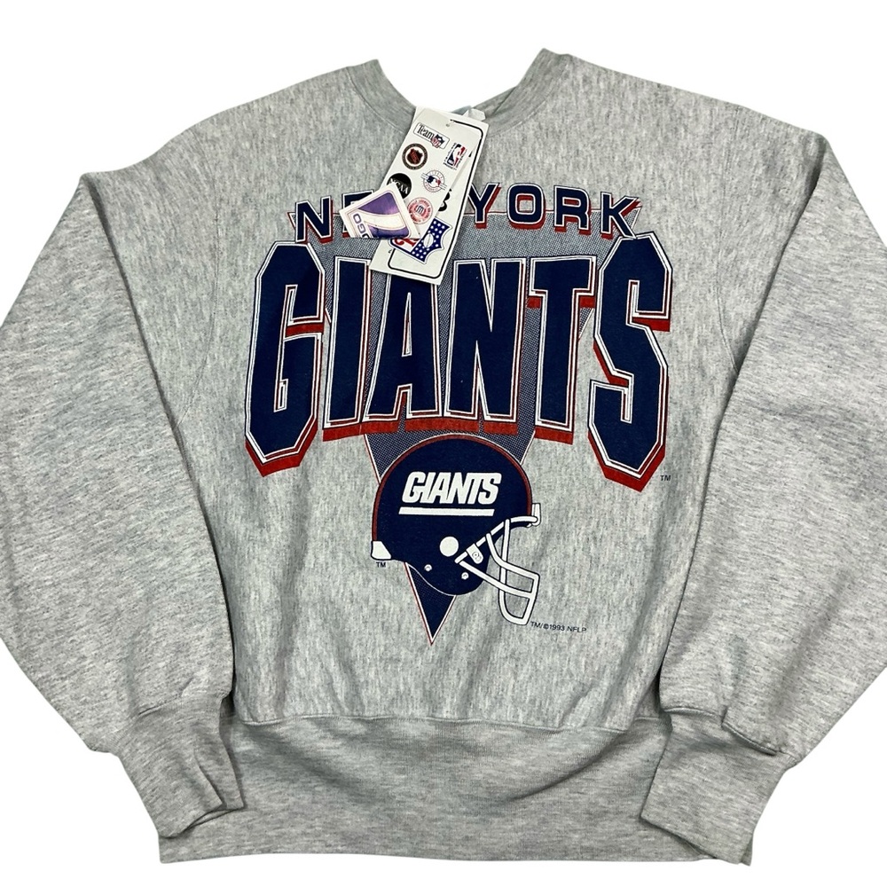 Vintage New York Giants 1993 NFL Logo 7 reverse weave style Crewneck NOS size M